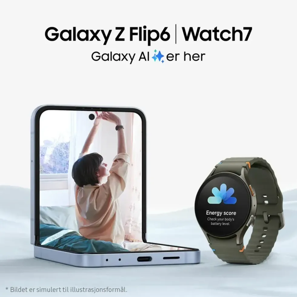 Samsung Galaxy Watch7 44 mm Bluetooth Sølv