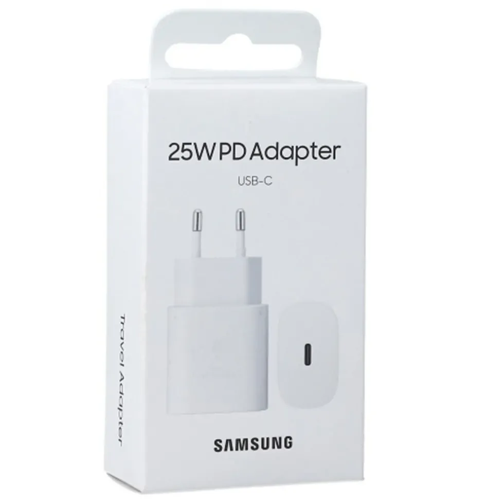 Samsung Original 25 W Hurtiglader USB-C PD Hvit