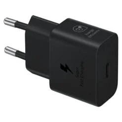 Samsung Original 25 W Hurtiglader USB-C PD Svart
