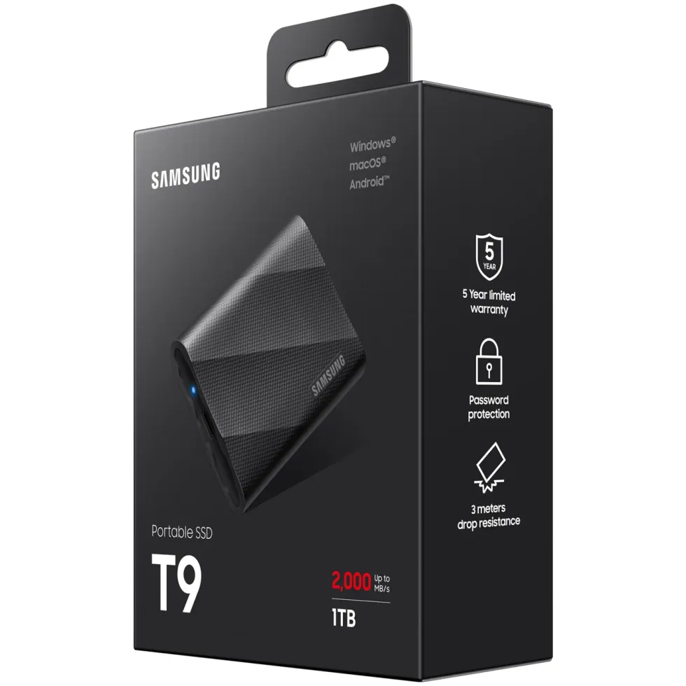 Samsung T9 Ekstern SSD-disk 1 TB