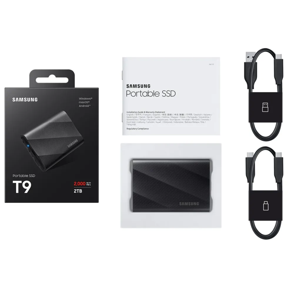 Samsung T9 Ekstern SSD-disk 2 TB