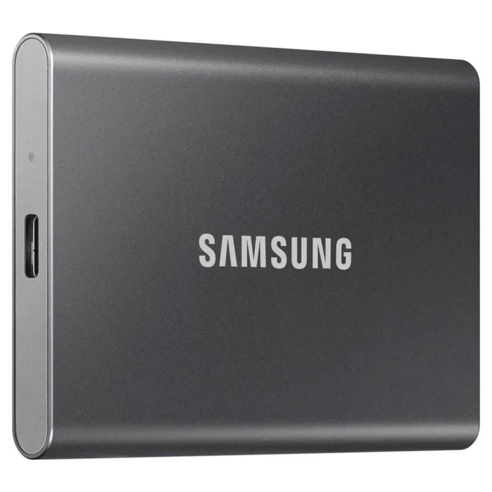 Samsung T7 Ekstern SSD-disk 1 TB Grå