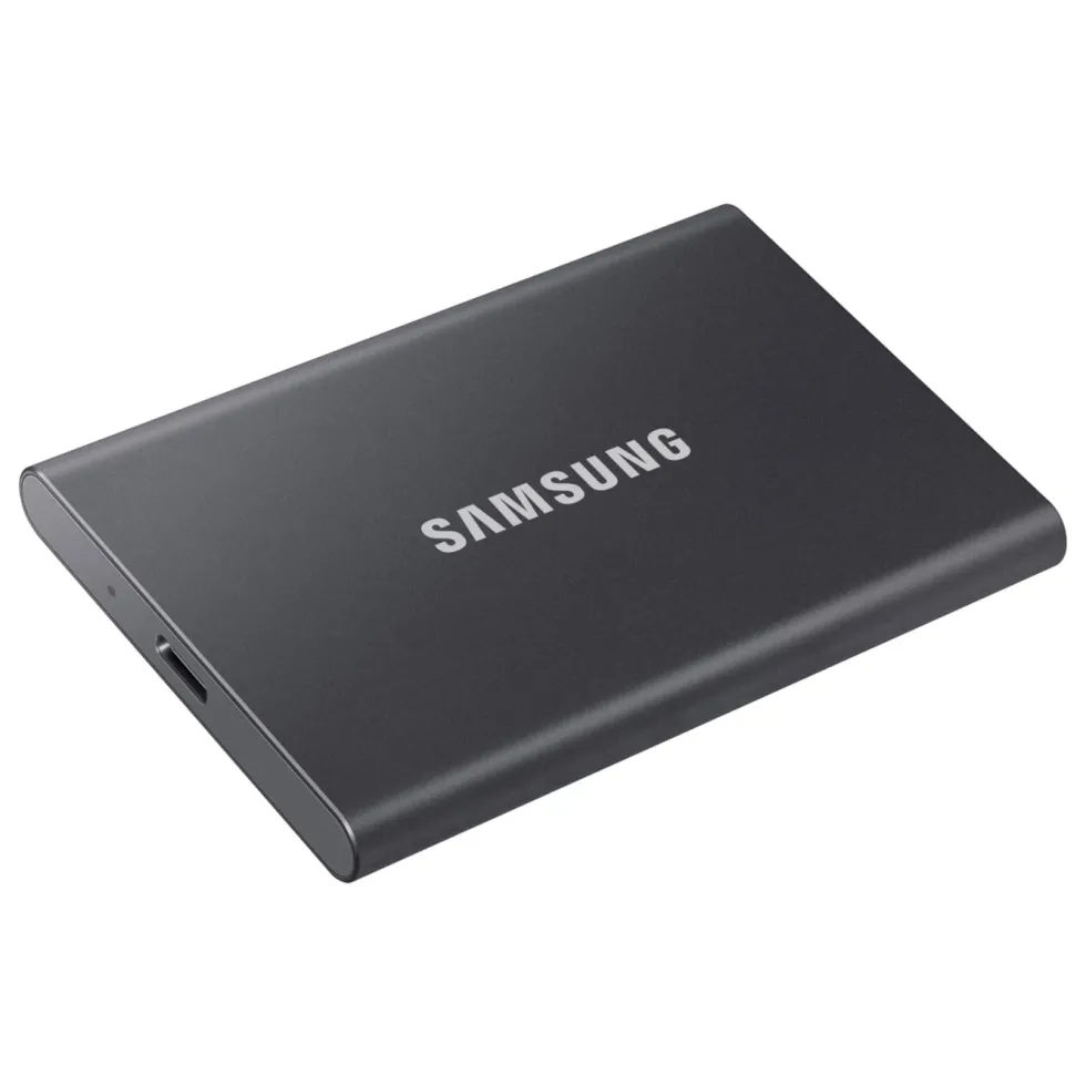 Samsung T7 Ekstern SSD-disk 1 TB Grå