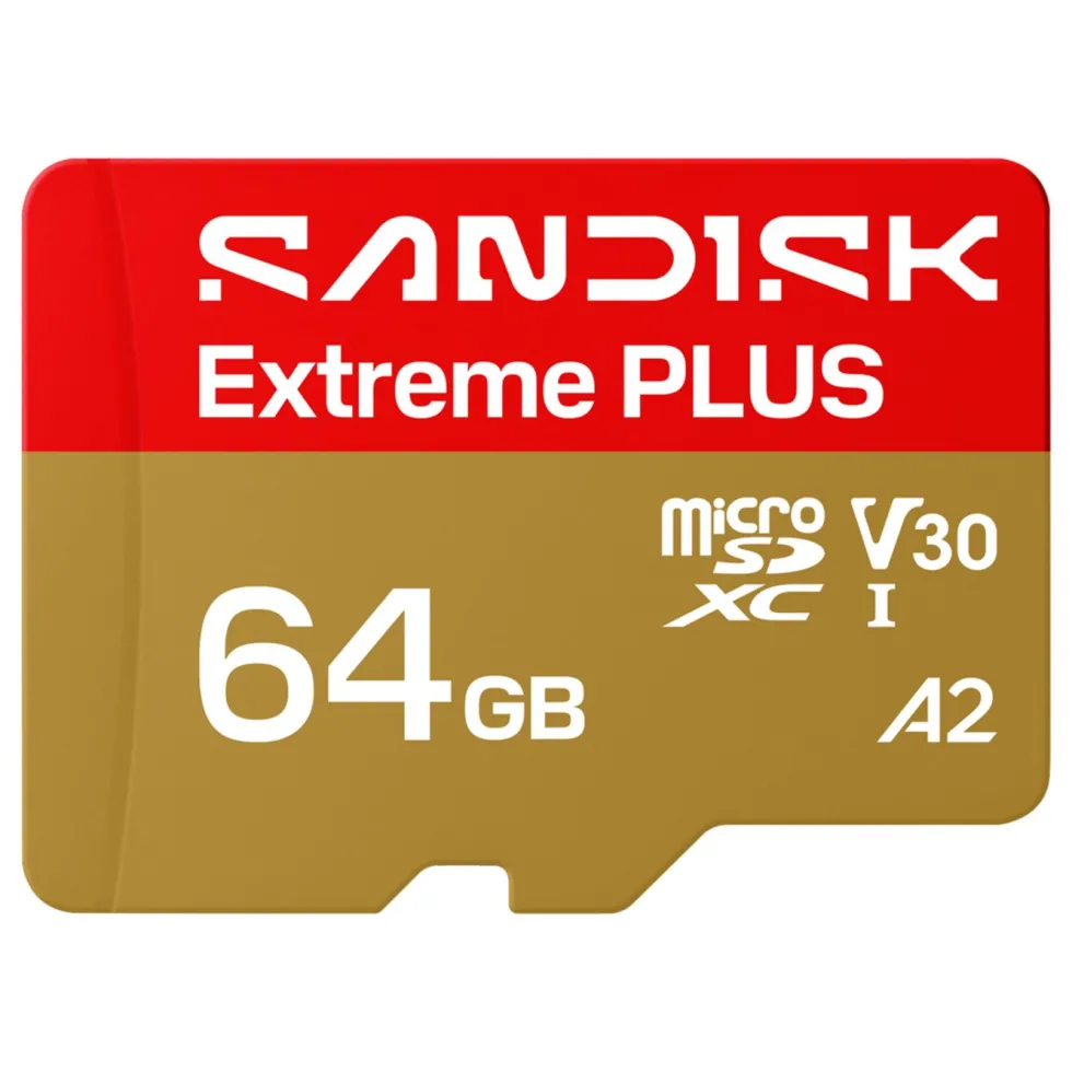 Sandisk Extreme PLUS microSDXC 64 GB – 200/90 MB/s