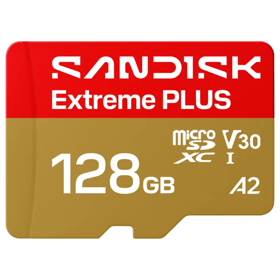 Sandisk Extreme PLUS microSDXC 128 GB – 250/120 MB/s