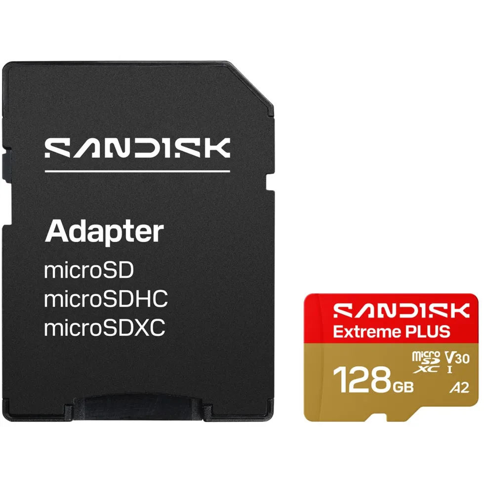 Sandisk Extreme PLUS microSDXC 128 GB – 250/120 MB/s