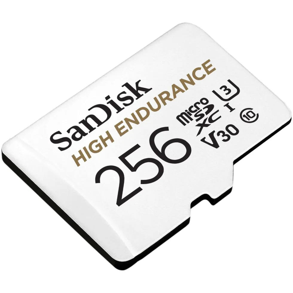 Sandisk High Endurance Micro-SD-kort 256 GB