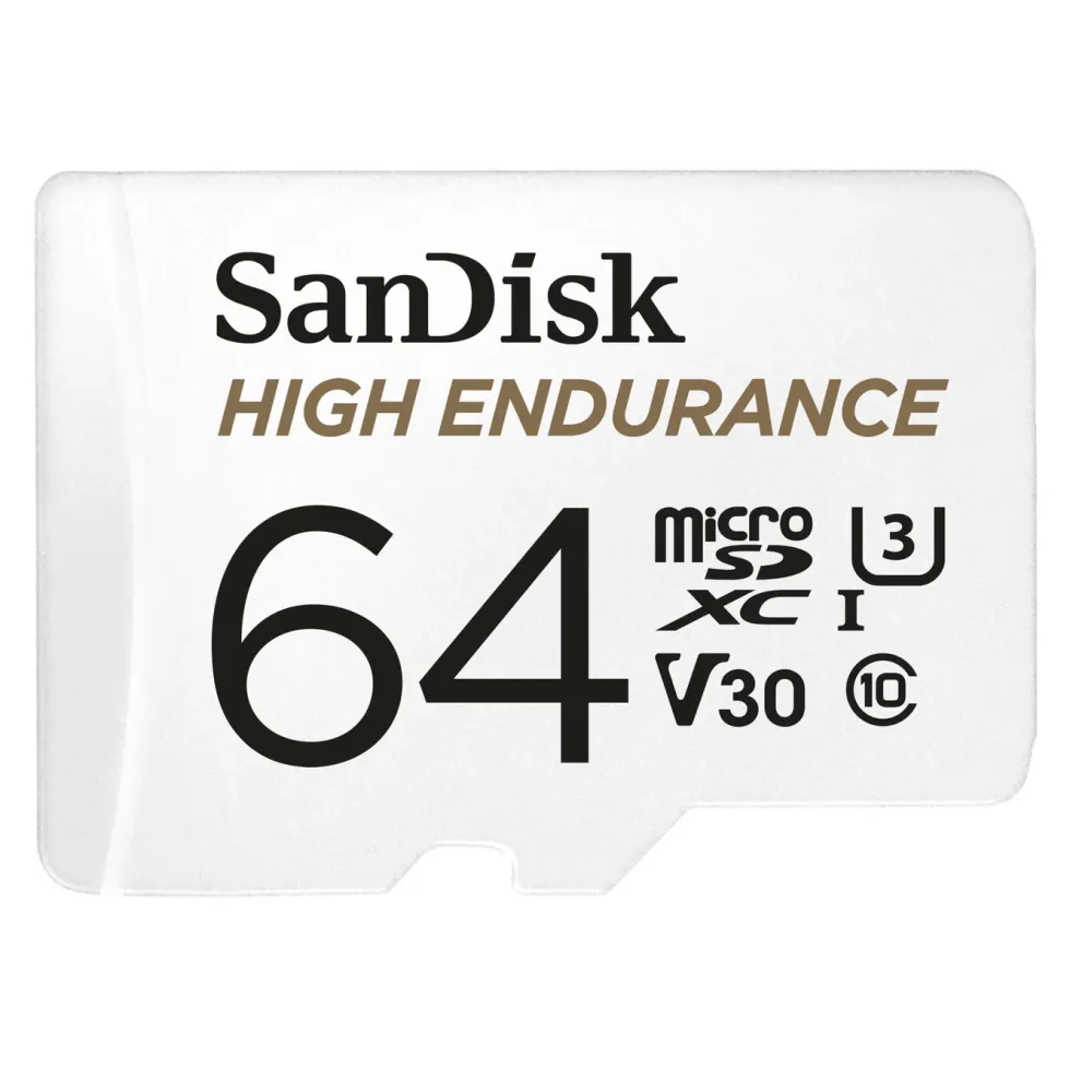 Sandisk High Endurance Micro-SD-kort 64 GB