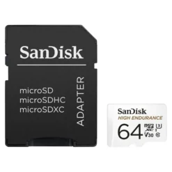 Sandisk High Endurance Micro-SD-kort 64 GB