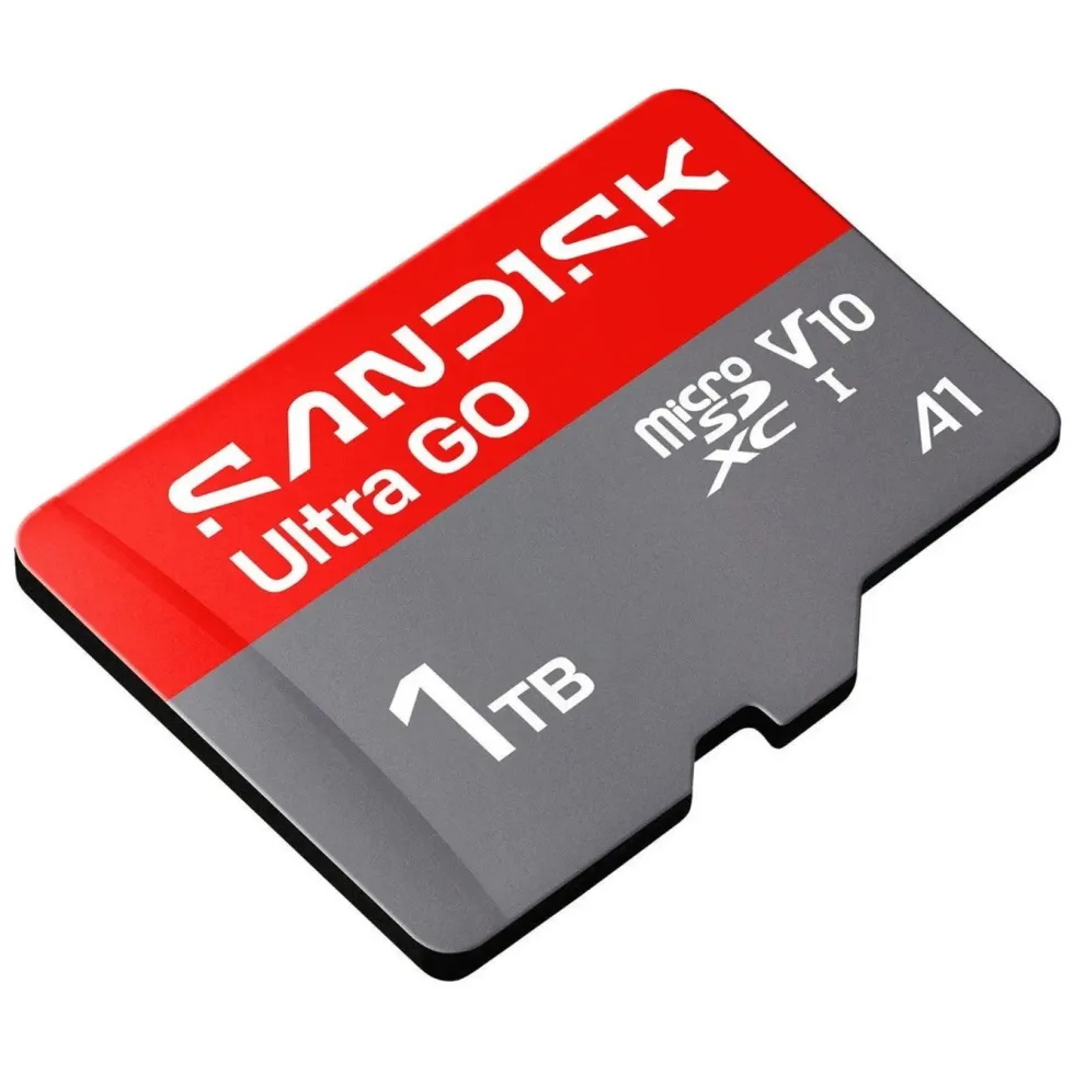 Sandisk microSD Ultra Go minnekort 1 TB – 190 MB/s
