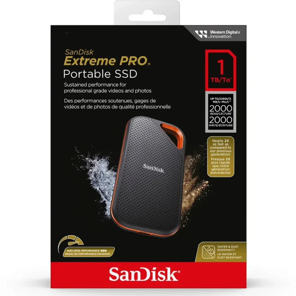 Sandisk Portable SSD Extreme PRO 1 TB