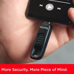 Sandisk Ultra Slider USB-minne med USB-C 64 GB