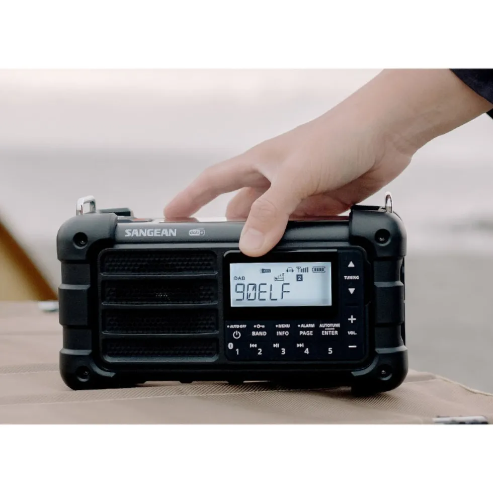 Sangean MMR-99 DAB+ Dynamoradio med solcelle