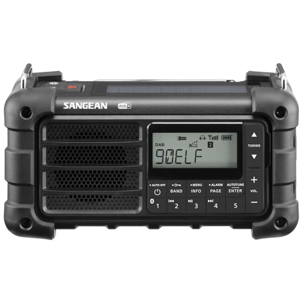 Sangean MMR-99 DAB+ Dynamoradio med solcelle