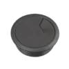 Schneider Electric Kabelgjennomføring for bord 60 mm - Svart 2-pk