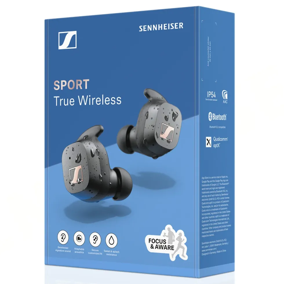 Sennheiser Sport trådløse in-ear-hodetelefoner