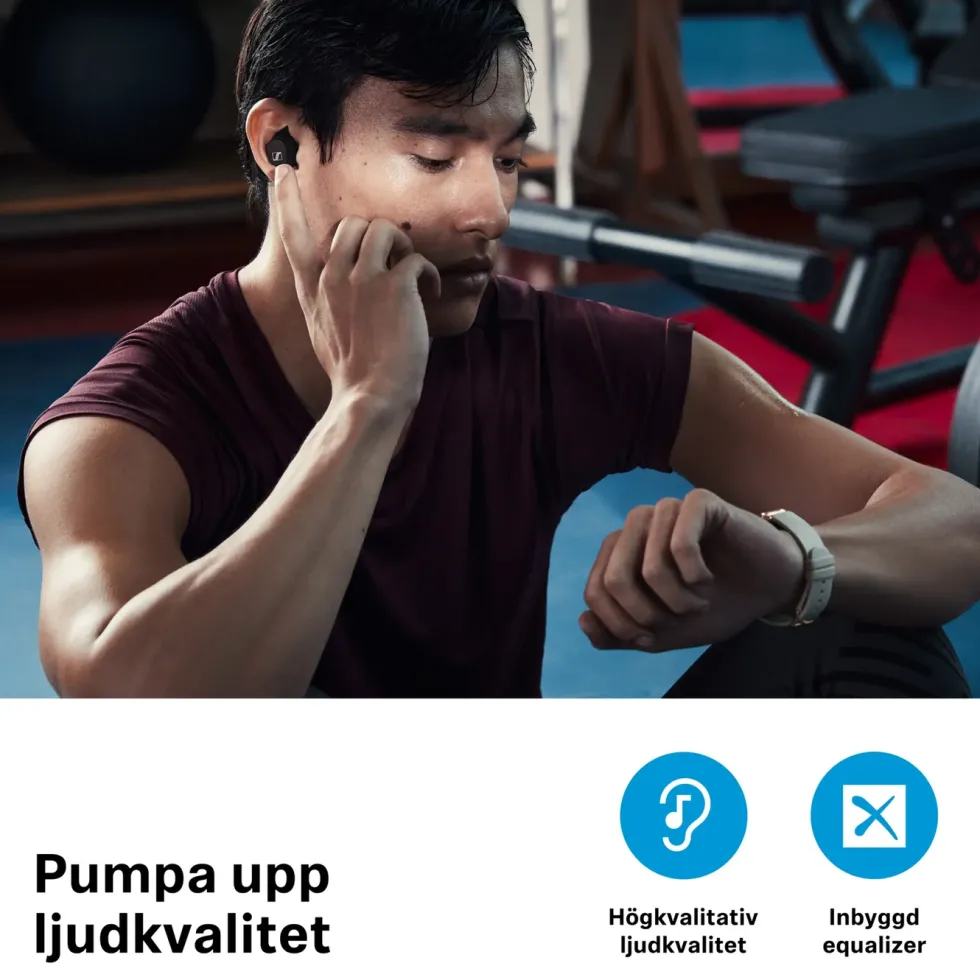 Sennheiser Sport trådløse in-ear-hodetelefoner