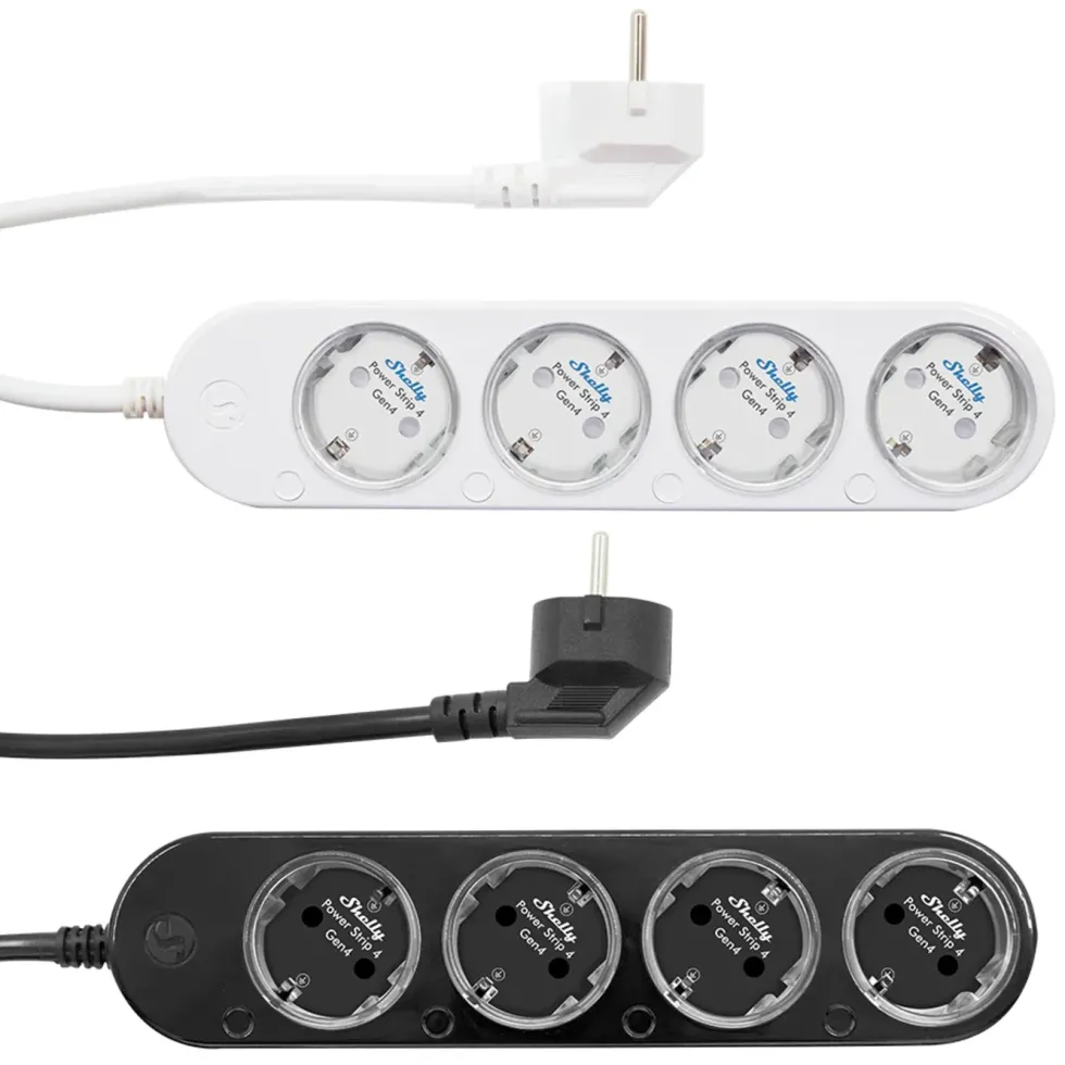 Shelly Power Strip 4 Gen4 Hvit