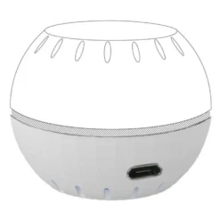 Shelly USB Add-on til Shelly H&T Hvit