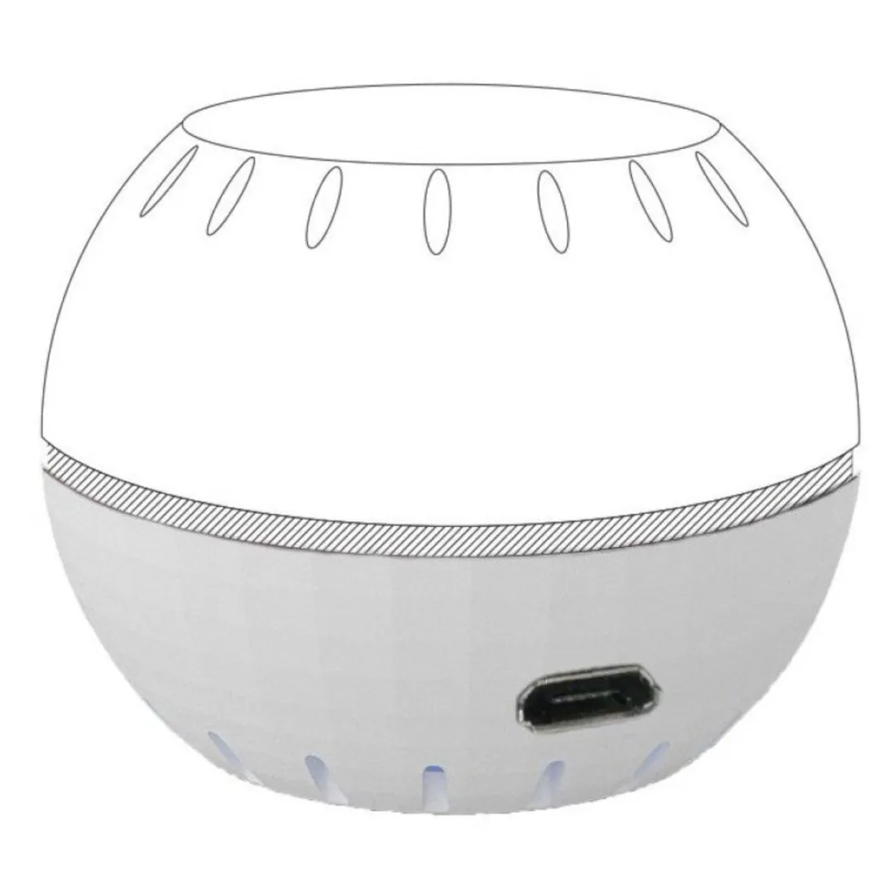 Shelly USB Add-on til Shelly H&T Hvit