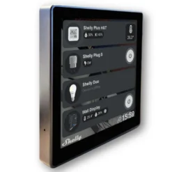 Shelly Wall Display Kontrollskjerm med Wifi Svart