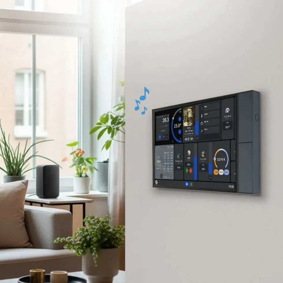 Shelly Wall Display XL smart kontrollpanel Grå
