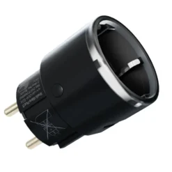 Shelly Wave Plug S LR – smart Z-Wave-plugg med energimåling Svart