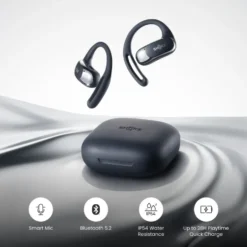 Shokz OpenFit Air Trådløse hodetelefoner Svart