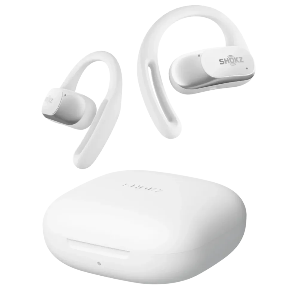 Shokz OpenFit Air Trådløse hodetelefoner Hvit