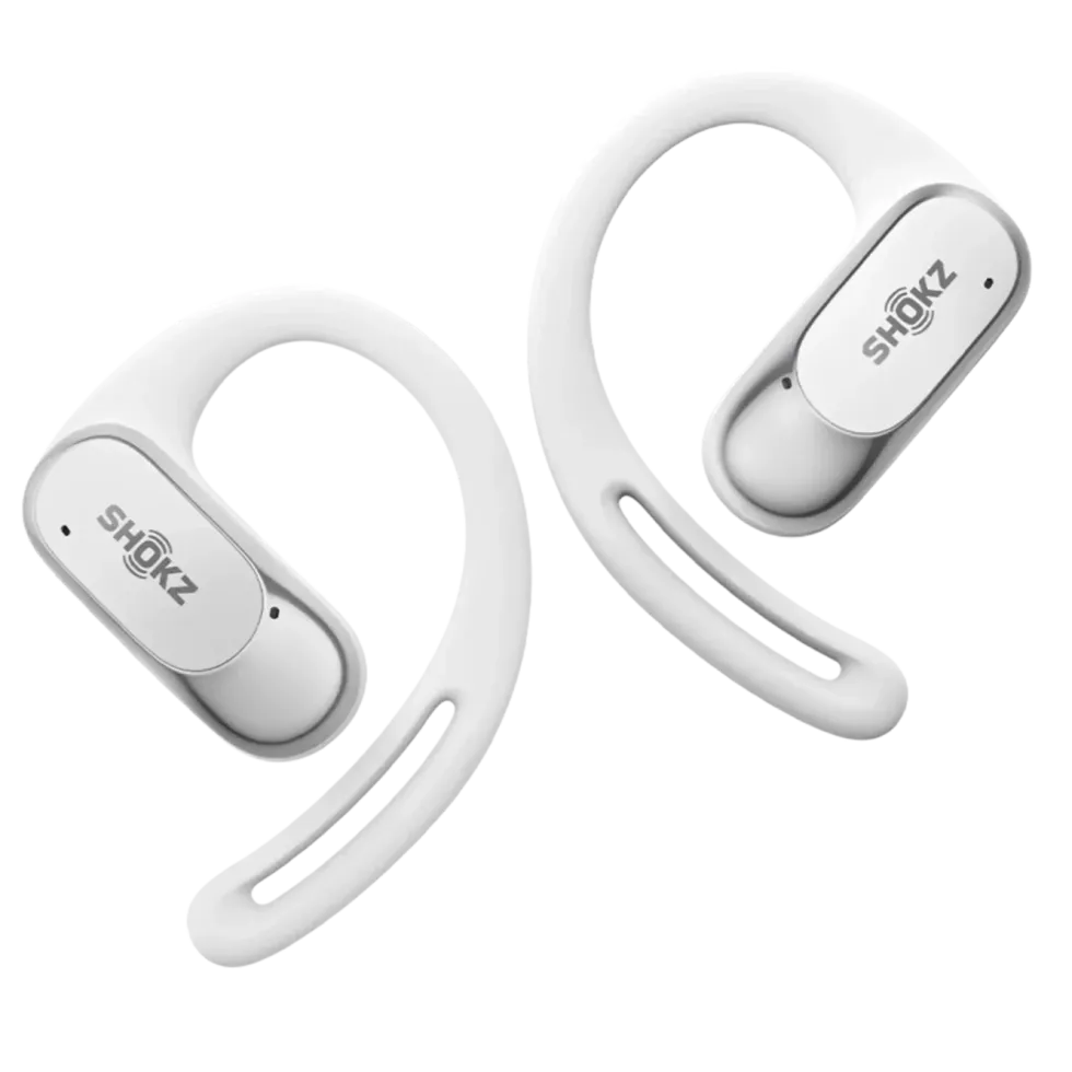 Shokz OpenFit Air Trådløse hodetelefoner Hvit