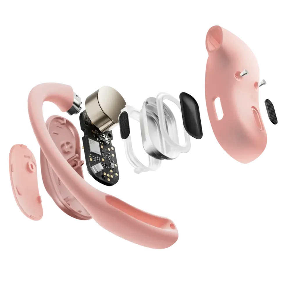 Shokz OpenFit Air Trådløse hodetelefoner Rosa