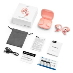 Shokz OpenFit Air Trådløse hodetelefoner Rosa