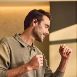 Shokz OpenFit 2+ open-ear-hodetelefoner Grå