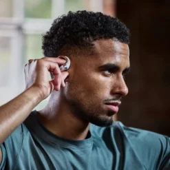 Shokz OpenFit 2+ open-ear-hodetelefoner Grå
