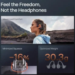Shokz OpenRun Pro 2 Mini Trådløse hodetelefoner Svart