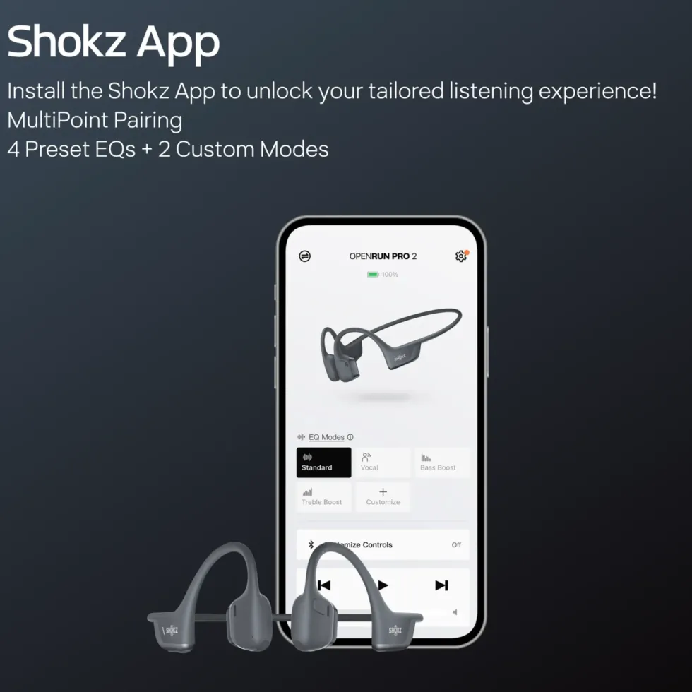 Shokz OpenRun Pro 2 Trådløse hodetelefoner