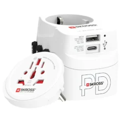 Skross Jordet reiseadapter - universal med USB-uttak