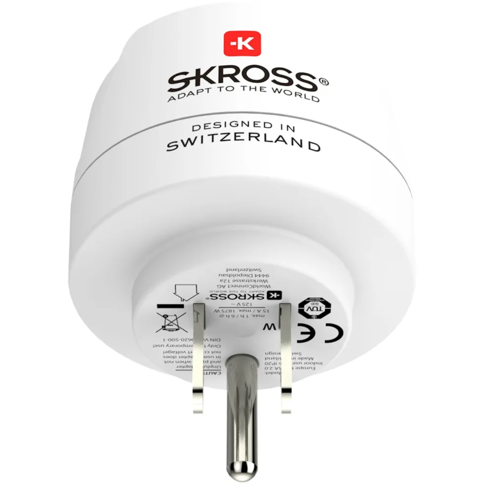 Skross Jordet reiseadapter USA