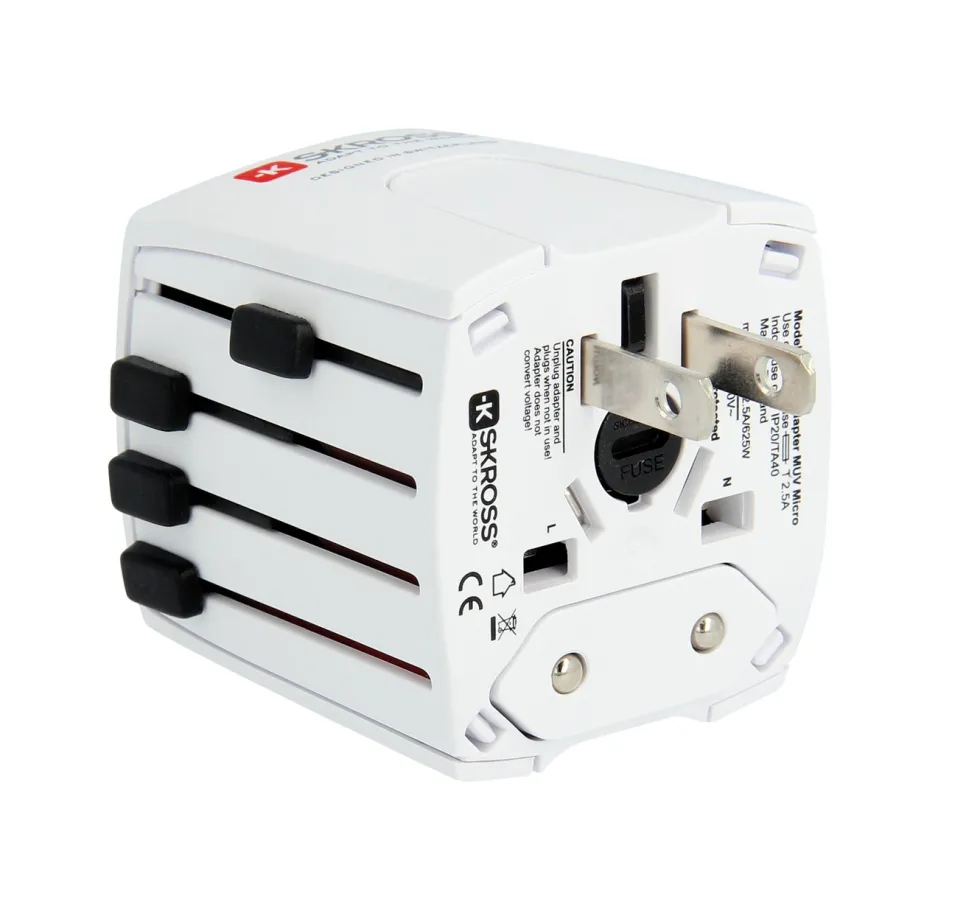 Skross Muv Micro Ujordet universalt reiseadapter