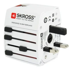 Skross Ujordet universalreiseadapter med USB