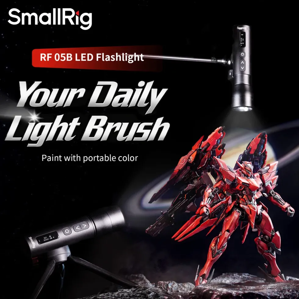SmallRig RF 05B portabel LED-videolampe med zoom