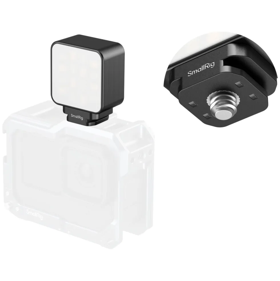 SmallRig Videolampe for actionkameraer