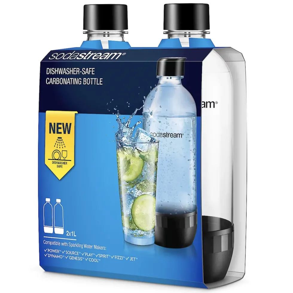 Sodastream Classic Flaske for Sodastream 1 l 2-pk.