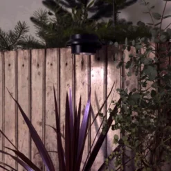 Solcelledrevet gjerdespotlight LED 15 lm