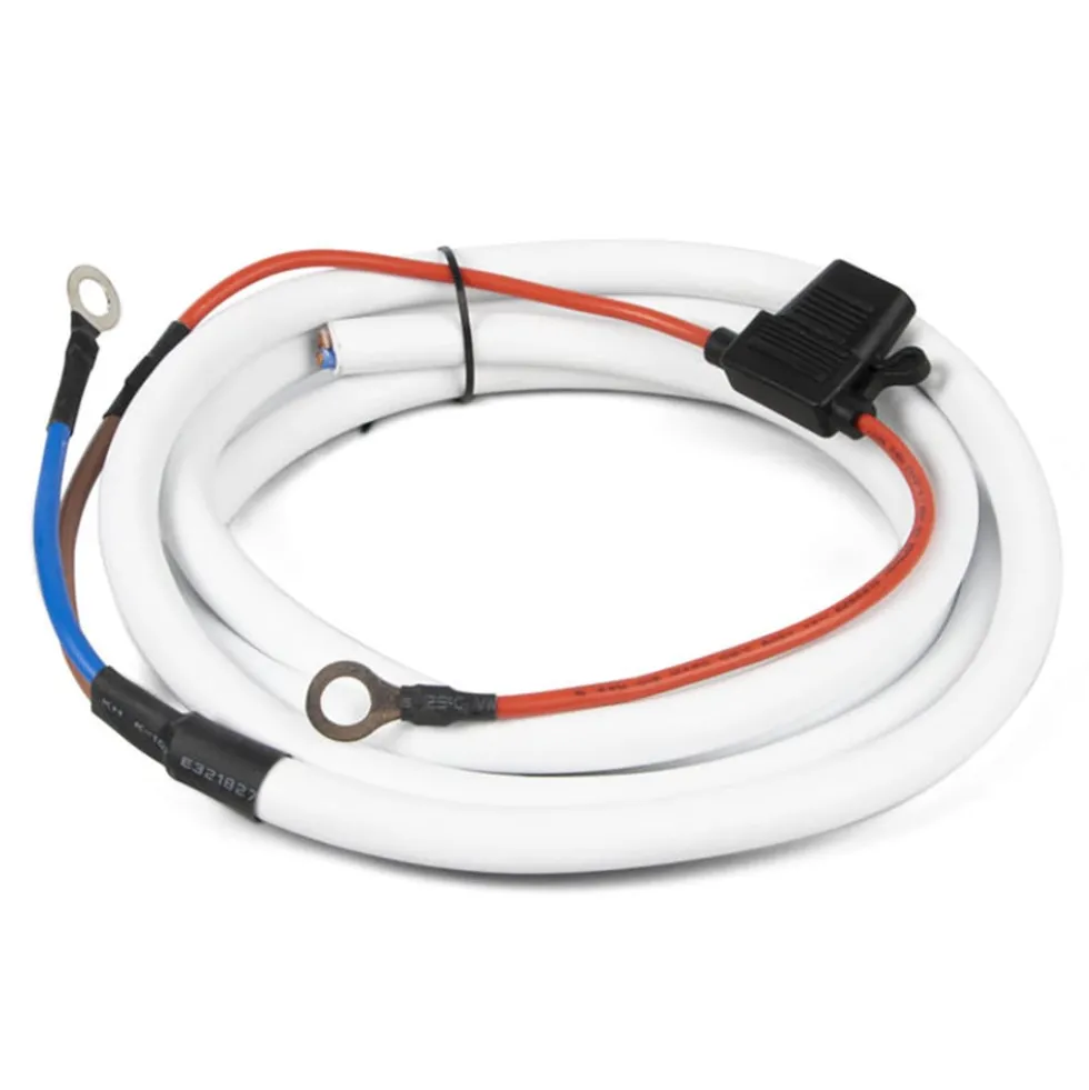 Solcellekabel med sikringsholder M8-tilkobling 2 m