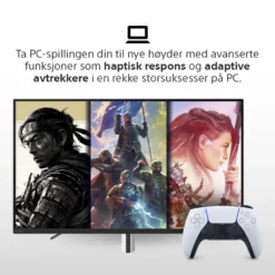 Sony DualSense V2 Trådløs håndkontroller Svart