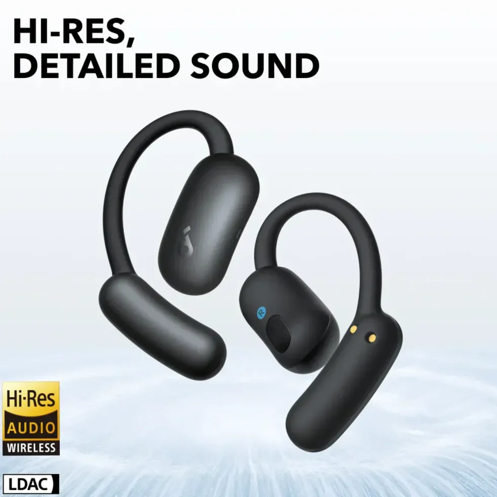 Soundcore AeroFit 2 Open-Ear-hodetelefoner Svart