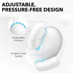 Soundcore AeroFit 2 Open-Ear-hodetelefoner Hvit