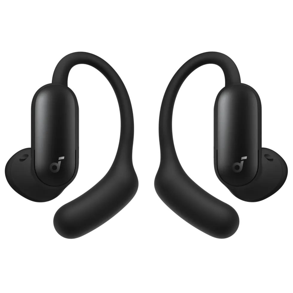 Soundcore AeroFit 2 Pro open ear-hodetelefoner med støyreduksjon Svart