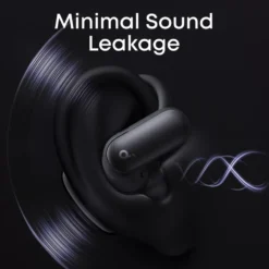 Soundcore AeroFit 2 Pro open ear-hodetelefoner med støyreduksjon Svart